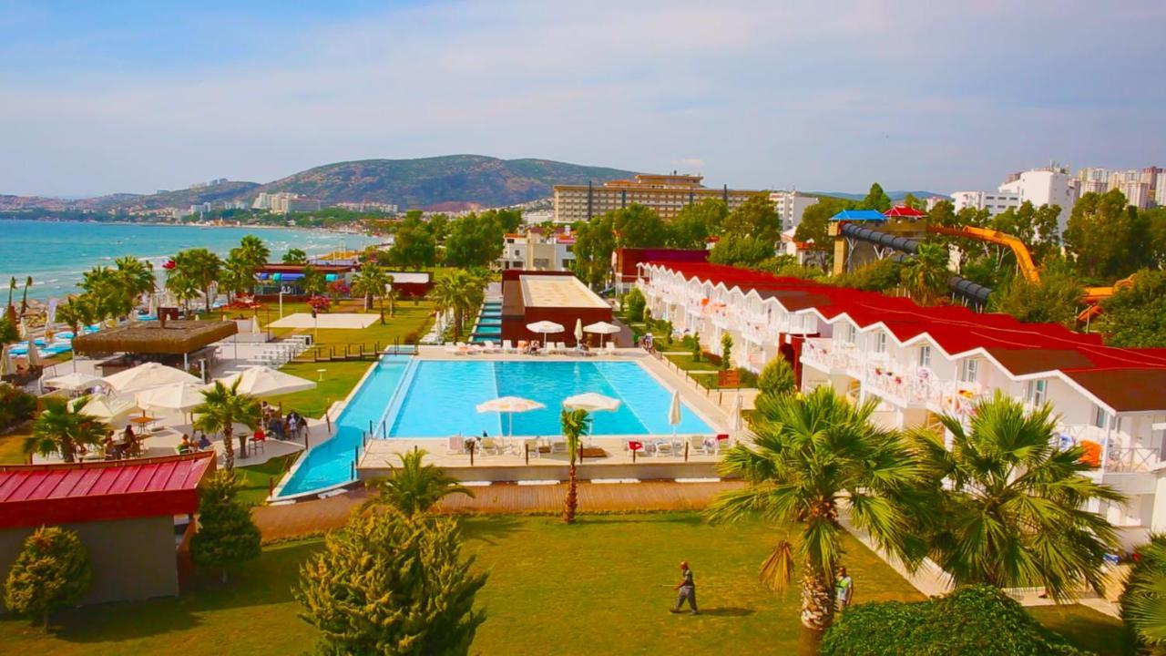 Risus Beach Resort Hotel Кушадасы Экстерьер фото